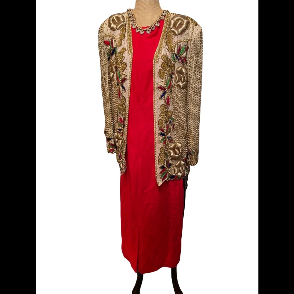 Razzle Dazzle Embellished Gold Jacket